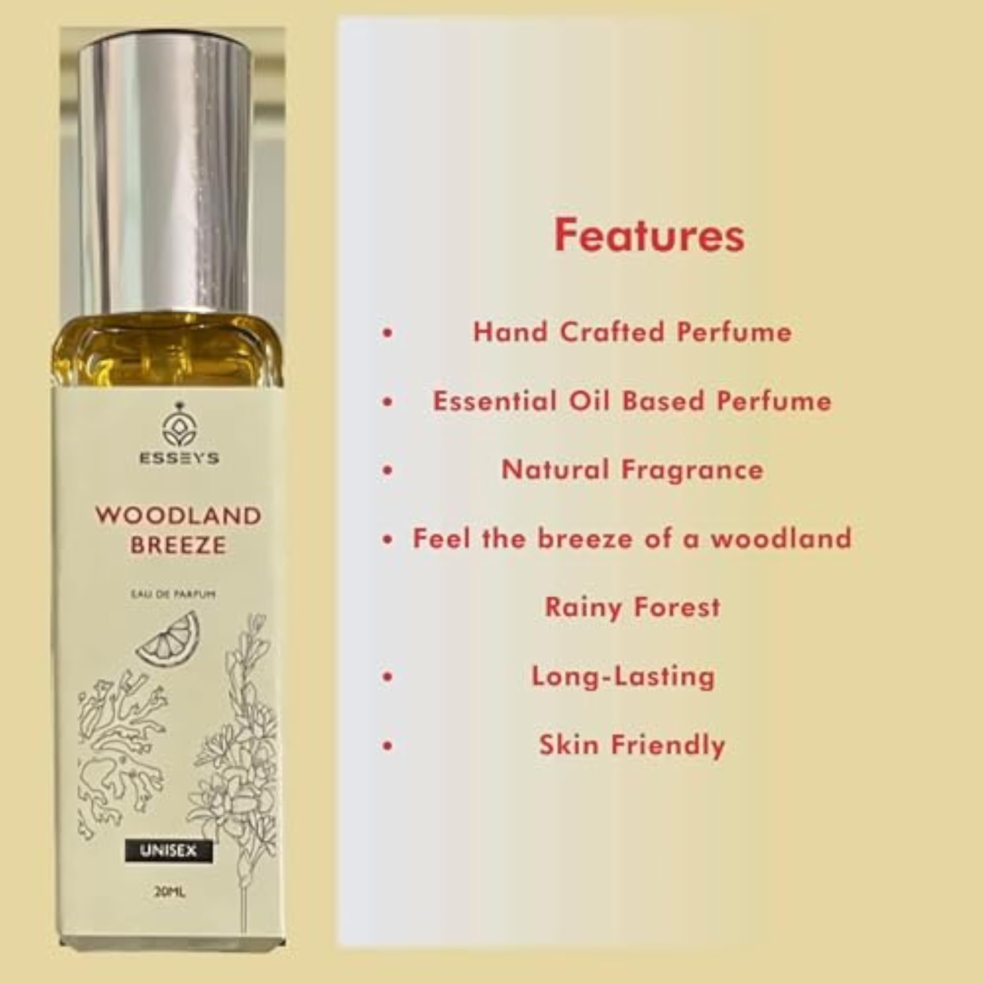 Woodland Breeze Unisex Perfume, 20ml